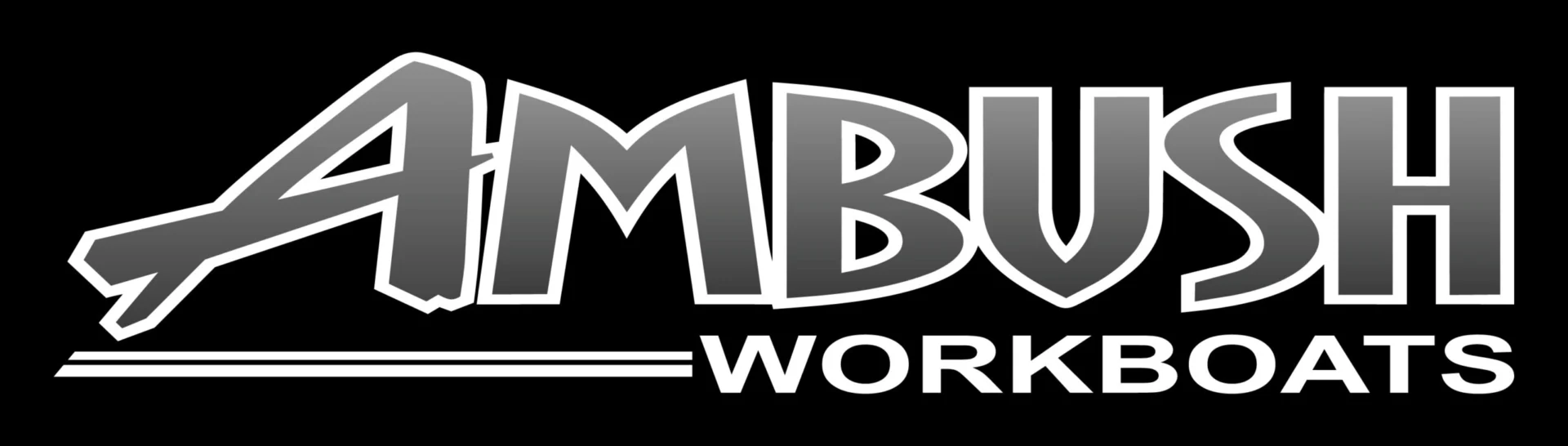 Ambush Workboats Tasmania Logo Gadient